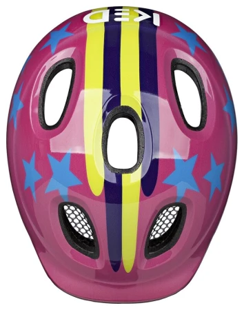 KED Meggy Spark Stellar Stripes Pink M 50-55 cm dětská cyklistická přilba