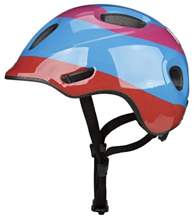 KED Meggy Spark S Loopster Pink Blue 45-50 cm dětská cyklistická přilba