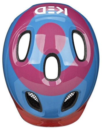 KED Meggy Spark S Loopster Pink Blue 45-50 cm dětská cyklistická přilba