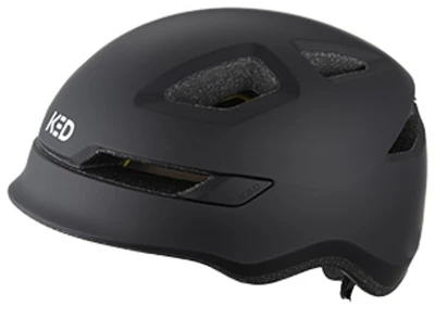 KED Pop Black Matt S 48-52 cm dětská cyklistická přilba