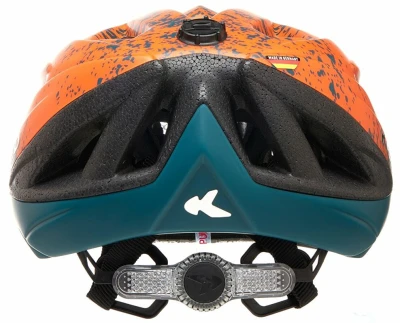 KED Street Junior Pro Arcadia Green Orange Matt M 53-58 cm dětská cyklistická přilba