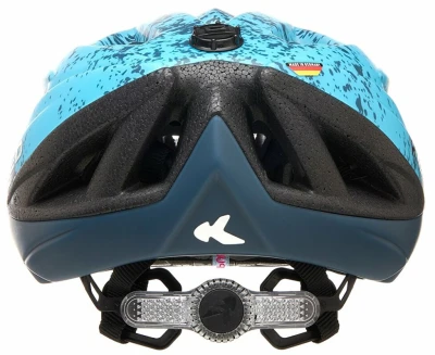 KED Street Junior Pro Deep Blue Cyan Matt S 49-55 cm dětská cyklistická přilba