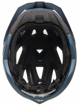 KED Street Junior Pro Deep Blue Cyan Matt S 49-55 cm dětská cyklistická přilba