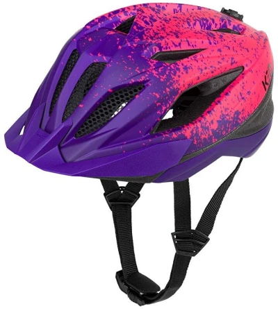 KED Street Junior Pro Violet Pink Matt juniorská cyklistická přilba