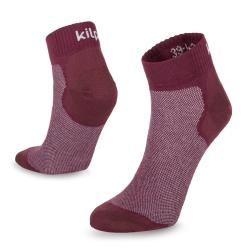 Kilpi 2P minimis-u tmavě červené unisex ponožky