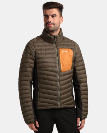 KILPI ACTIS-M Khaki pánská zateplená bunda