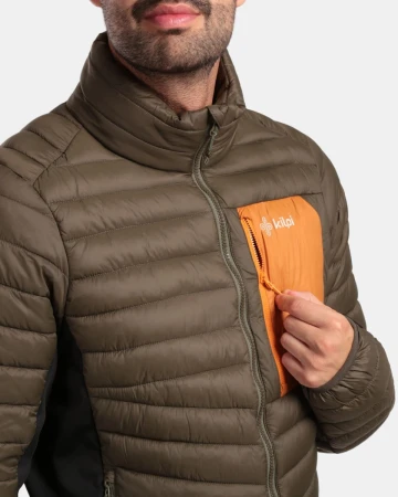 KILPI ACTIS-M Khaki pánská zateplená bunda