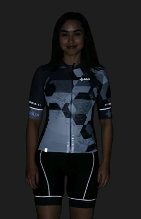 Kilpi ADAMELLO-W černý dámský cyklistický dres