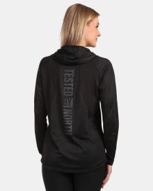 KILPI AILEEN-W Čierna dámska bežecká mikina