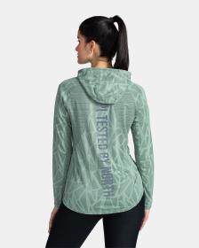 KILPI AILEEN-W Tmavě zelenu dámská mikina