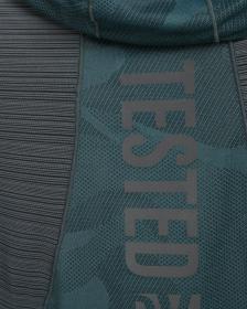 KILPI AILEEN-W Tmavozelená dámska bežecká mikina