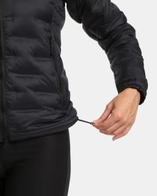 KILPI ALBERTA-W Čierna dámska páperová bunda