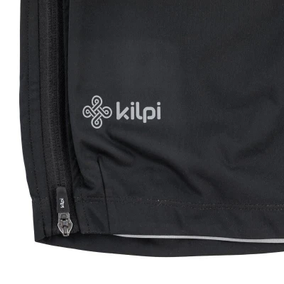 Kilpi ALDINE-M černé pánské softshellové kraťasy