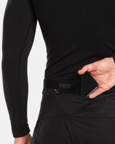 KILPI ALDINE-M Černé pánské softshellové kraťasy