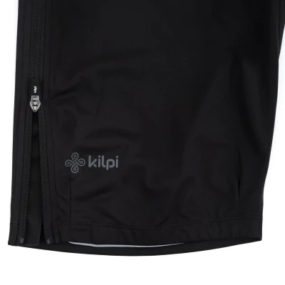 KILPI ALDINE-M Černé pánské softshellové kraťasy