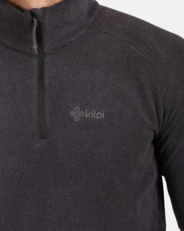 KILPI ALMERI-M Černá pánská fleecová mikina