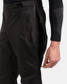 KILPI ALPIN-M Černé pánské hardshellové a nepromokavé kalhoty