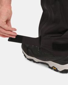 KILPI ALPIN-M Černé pánské hardshellové a nepromokavé kalhoty POUZE L (VÝPRODEJ)