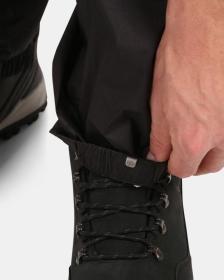 KILPI ALPIN-M Černé pánské hardshellové a nepromokavé kalhoty POUZE L (VÝPRODEJ)