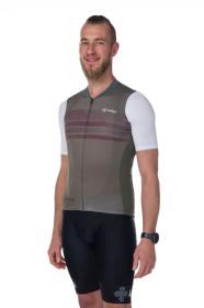 Kilpi ALVI-M khaki pánsky cyklistický dres