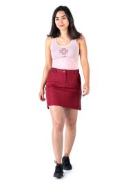 Kilpi ANA-W tmavá červená outdoorová sukňa