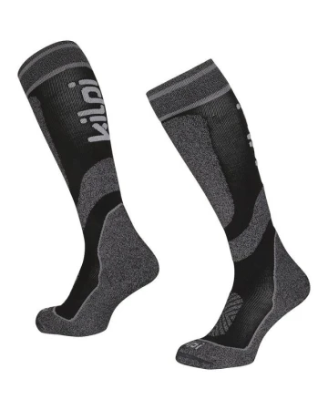 KILPI ANXO-U Černé unisex lyžařské podkolenky