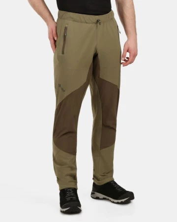 KILPI ARANDI-M Zelené pánské outdoorové kalhoty