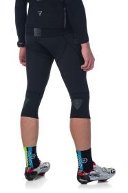 Kilpi ARENAL-M čierne pánske 3/4 cyklistické legíny