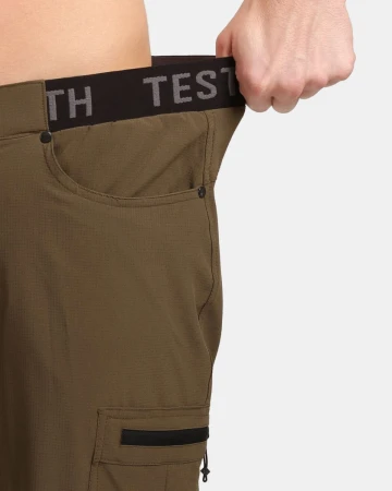 KILPI ASHER-M Khaki pánské kraťasy