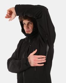 KILPI AYRA-M Černý pánský outdoorový kabát