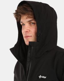 KILPI AYRA-M Černý pánský outdoorový kabát