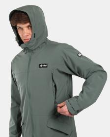 KILPI AYRA-M Khaki pánský outdoorový kabát