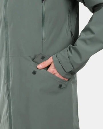 KILPI AYRA-M Khaki pánský outdoorový kabát