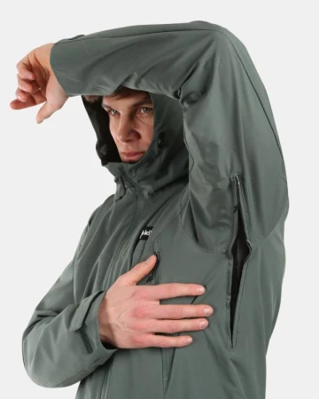 KILPI AYRA-M Khaki pánský outdoorový kabát