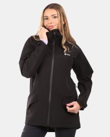 KILPI AYRA-W Černý dámský outdoorový kabát