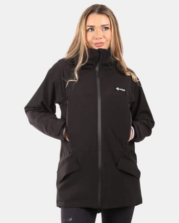 KILPI AYRA-W Černý dámský outdoorový kabát