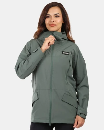 KILPI AYRA-W Khaki dámský outdoorový kabát