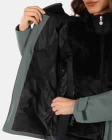 KILPI AYRA-W Khaki dámský outdoorový kabát