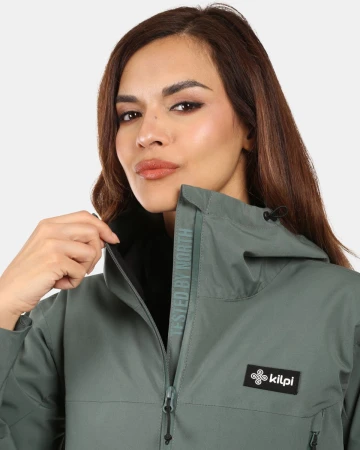 KILPI AYRA-W Khaki dámský outdoorový kabát