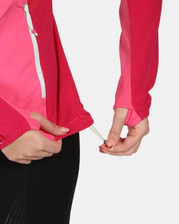 KILPI BALEO-W Růžová dámská softshellová bunda