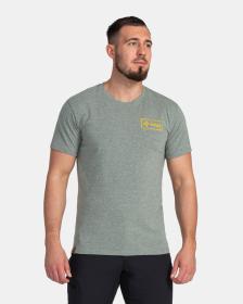 KILPI BANDE-M Tmavě zelené pánské bavlněné tričko