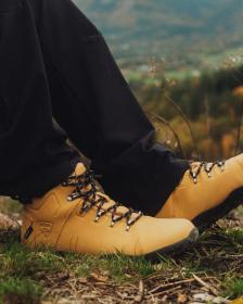 KILPI BARE HIGH WP-U Béžová unisex outdoorová barefoot obuv