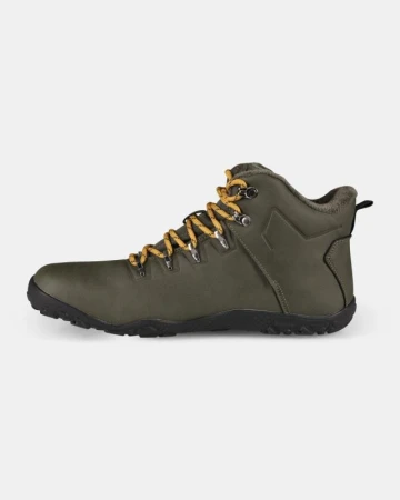 KILPI BARE HIGH WP-U Tmavě zelená unisex outdoorová barefoot obuv