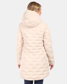 KILPI BELIZE-W Béžový dámsky zimný kabát