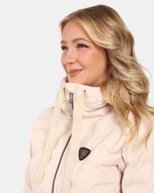 KILPI BELIZE-W Béžový dámsky zimný kabát