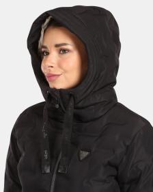 KILPI BELIZE-W Černý dámský zimní kabát