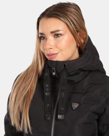 KILPI BELIZE-W Černý dámský zimní kabát POUZE 38 (VÝPRODEJ)