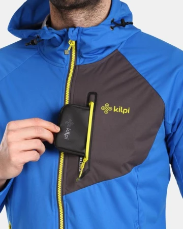 KILPI BELTRA-M Modrá pánská softshellová bunda