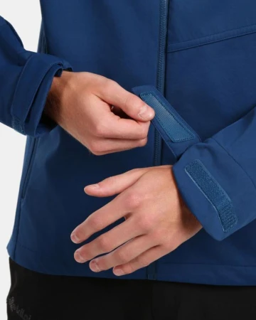 KILPI BELTRA-M Tmavě modrá pánská softshellová bunda