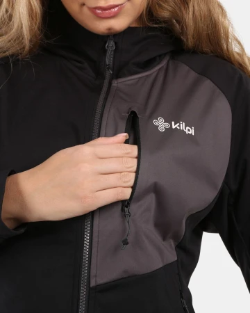 KILPI BELTRA-W Černá dámská softshellová bunda